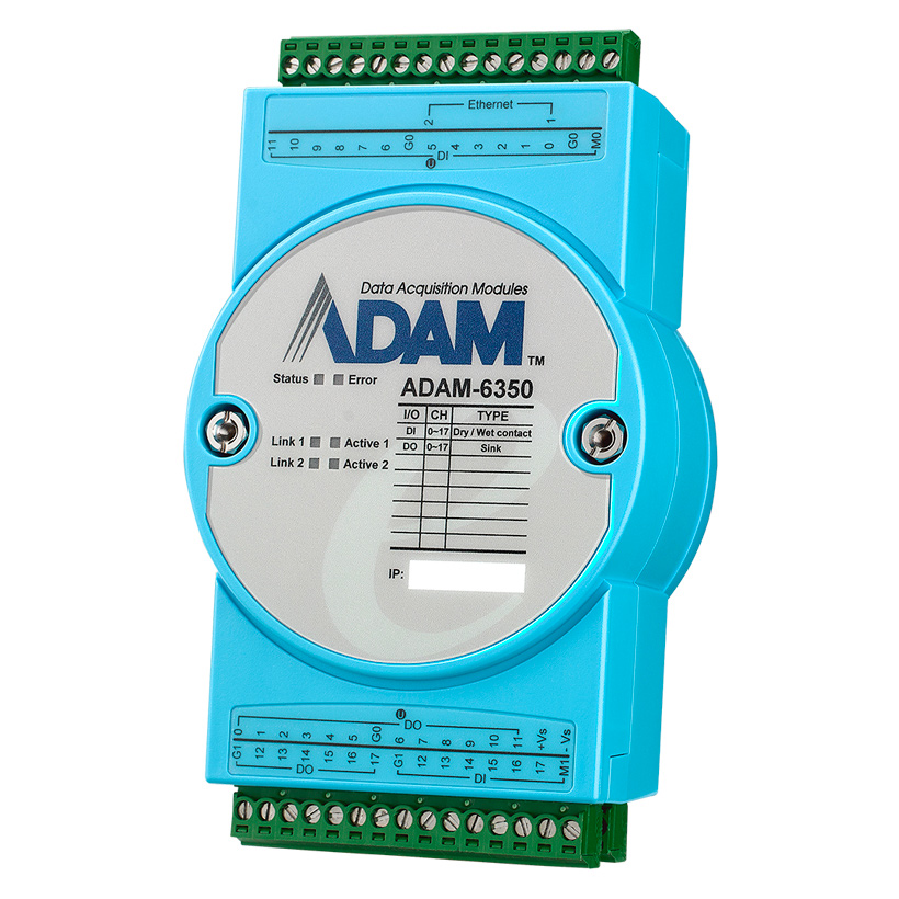 ADAM-6350, OPC UA and Security Remote I/O_DI/O Module