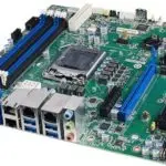 ASMB-587G4, LGA 1200 uATX Server Board W480E GbEx4