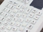 KG19221, TKG-104-TOUCH-IP68-VESA-BLACK-USB-US, Sanitizable InduProof Advanced silicone keyboard with integrated touchpad - Image 3