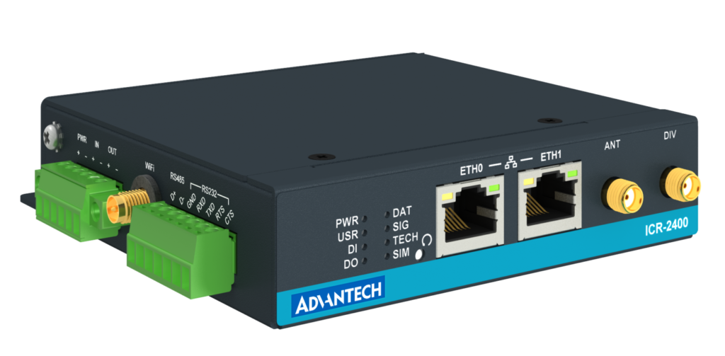 ICR-2431, Entry-Level 4G Router, 2xSIM, 2xLAN, 1xRS-232, 1xRS-485, 1xDI ...